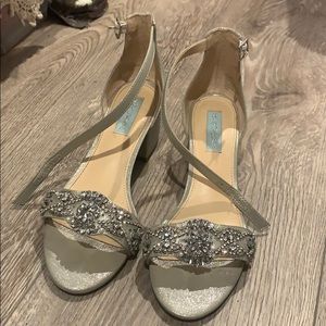 Block Heel Bridal Sandal